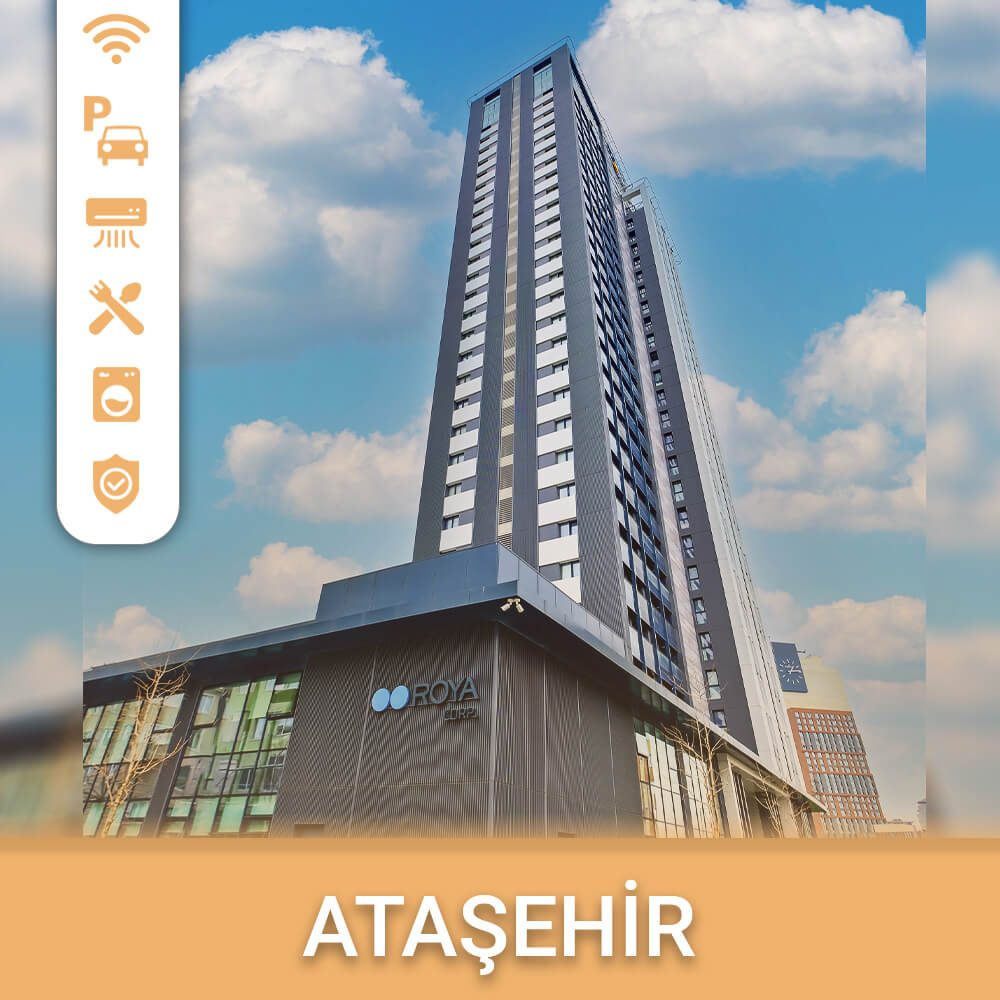 Ataşehir Fully Rental Flat in Corporate