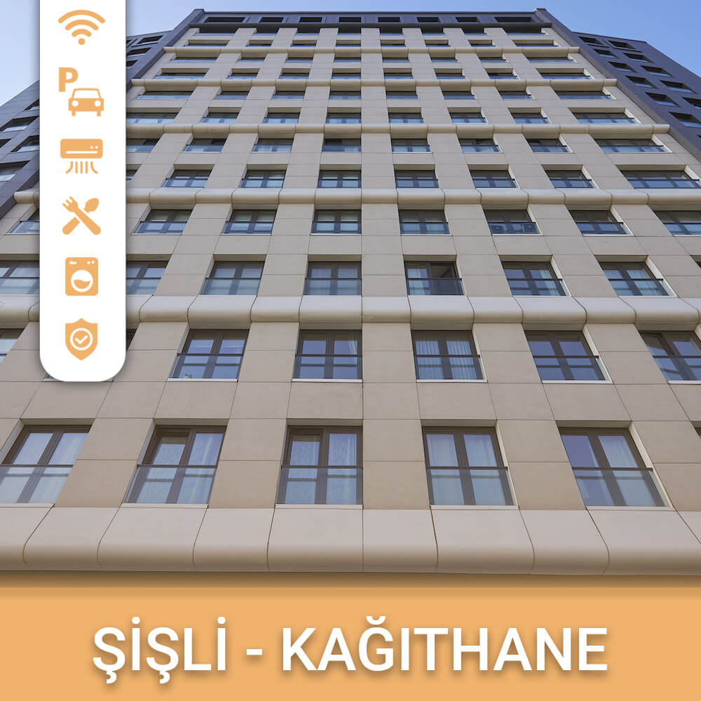 Şişli - Kağıthane Fully Rental Flat in Corporate