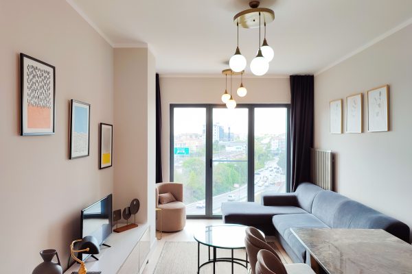 Sur Yapı Excellence Koşuyolu Furnished 1+1 Apartment for Rent (C)