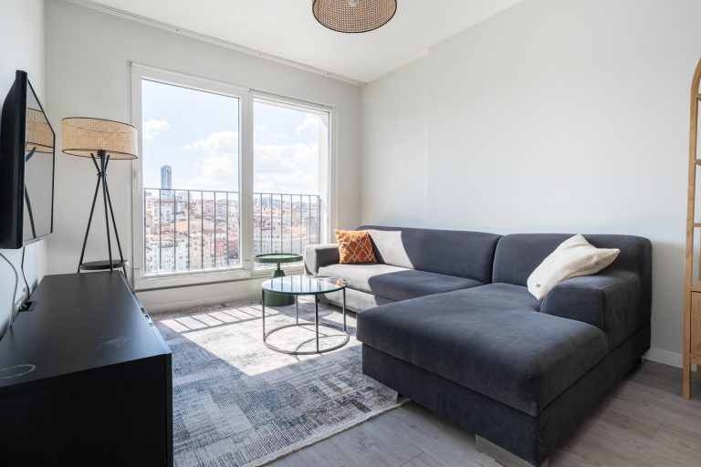 Mint Levent Olive – furnished apartment for rent in Kağıthane