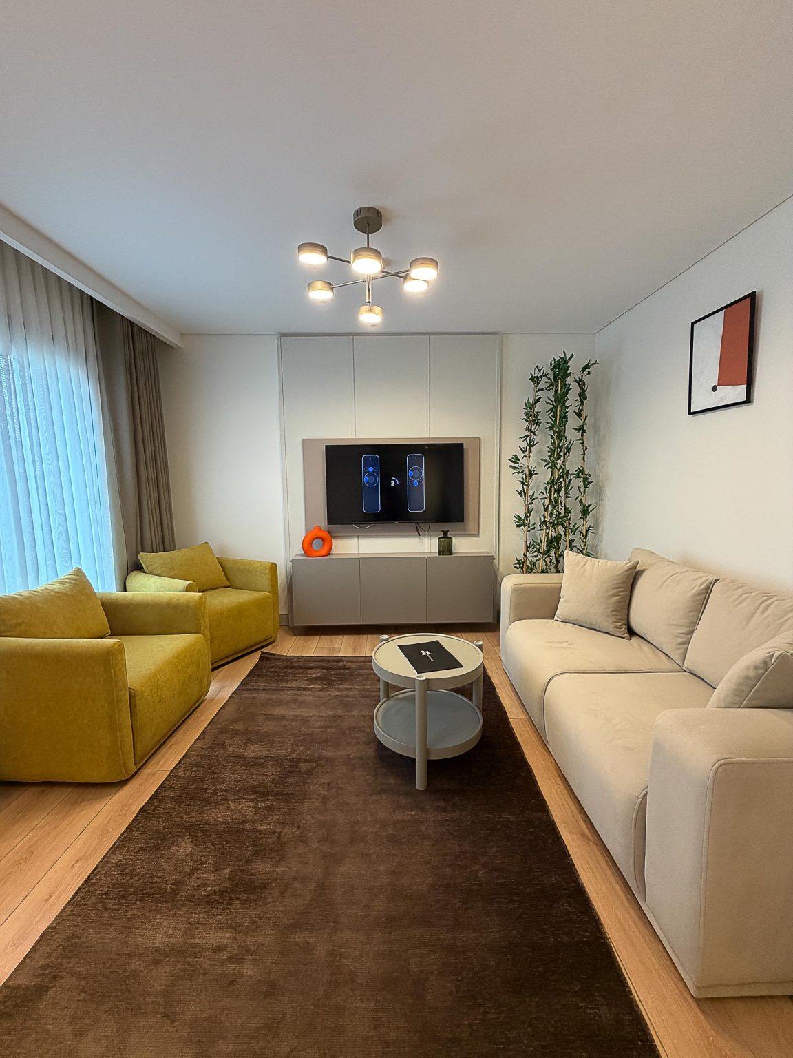 Apartment living room prepared by NEW INN