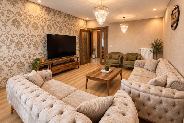 3. İstanbul Hasbahçe Evleri 3+1 Furnished Rental Apartment (878)